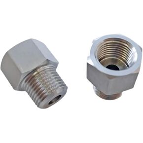1 قطعة M14x1.5mm أنثى إلى 1/4 "NPT ذكر المخفض جلبة وصلة أنابيب موصل مقرنة قياس الضغط العالي in Kuwait