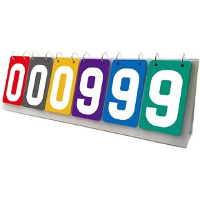 Scoreboard Tabletop Score Flipper 6 Digits Team Games Portable Multipurpose in Kuwait