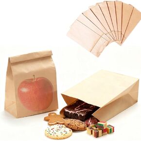 أكياس ورقية بيضاء صغيرة 50 قطعة، أكياس صغيرة للحلوى بوزن 1 رطل مقاس 3.5 × 2.2 × 7.1 بوصة، أكياس للوجبات الخفيفة لحفلات الزفاف، والحلوى، والبسكويت، والفشار، وتغليف الهدايا، وجمع العناصر الصغيرة، ومشاريع الحرف اليدوية in Kuwait