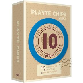 مجموعة رقائق البوكر المميزة - 80 قطعة ذات قيم مختلطة (من 1 إلى 100 دولار) - مركب الطين ثقيل الوزن 4.3 جرام (29.5 ملم) - عملات ورموز ألعاب الطاولة (العمر 14 عامًا فما فوق) in Kuwait