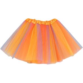 Girls Tutu Skirt Tiered for Fancy Dress Baby Short Length Carnival Tie-Dye Princess Ballet Dance Bubble Skirts in Saudi Arabia