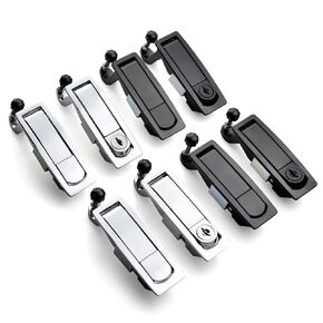 Cabinet Plane Lock RV Lever Panel Push Button with Compression Trigger Latch 1Pcs(35Short Pole Silver) in Saudi Arabia