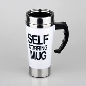 GIFTER Automatic Self Stirring Mug Smart Electric Mixing Cup for Coffee Milk Juice Insulated Stainless Steel Drinkware in Kuwait