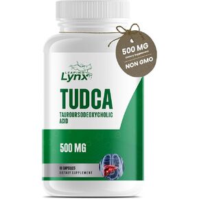 TUDCA 500mg – Tauroursodeoxycholic Acid Supplement – 60 Capsules – TUDCA Liver Support Supplement – Bile Acid Digestive Support – Non-GMO, ISO-Certified in Kuwait