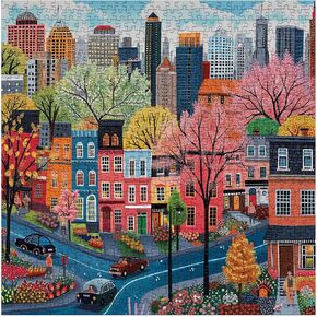Colorful Flowers Puzzles Impossible Puzzle 1000 Piece for Adults, Mandala Art Jigsaw Puzzles Difficult Puzzles, Hard Blooming Puzzle Challenging Jigsaw Puzzles As Home Decor in Kuwait