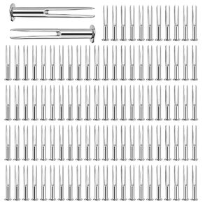 100 قطعة من دبابيس دعم مؤسسة شمع العسل المعدنية من DECOHS مع صندوق، دبابيس دعم إطار خلية النحل من الحديد المجلفن للحمل، مستلزمات تربية النحل in Kuwait