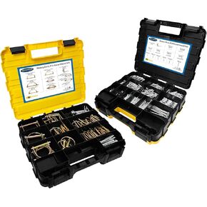 420 PCS Heavy Duty Pin Assortment Kit, Hitch Pins R Clip PIns/ Hair Pins/ Lynch Pins/ PTO Pins/ Cotter Pins/ Clevis Pins for Trucks Trailers Tractors Mowers 3 Point Accessories, Farm, Lawn and Garden in Kuwait