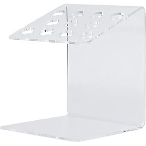 Clear Acrylic 11-Hole Resin Syringe Organizer Rack, Sturdy And Compact Holder For Clinical Settings in Kuwait