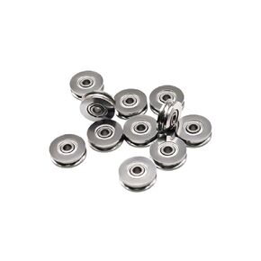 4PCS 3X14X4 mm Guide Rail Pulley U-Shaped Bearing Roller in Kuwait