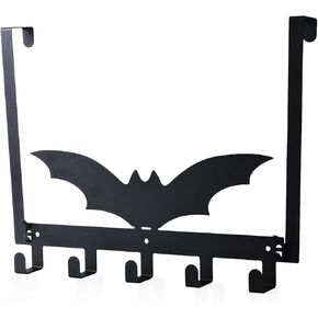 Over The Door Hook Rack: Gothic Metal Over Door Hooks - Bat Wall Decor Towel Rack for Bathroom Door Mount or Wall Mount Towel, Hat, Coat, Cloth, Keychain, Bag, Home Organizer,Gothic (bat) in Saudi Arabia