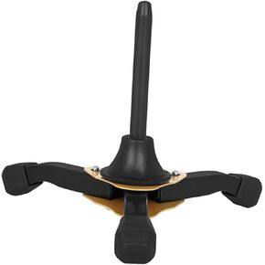 Portable Wind Instrument Stand, Detachable Yellow Thickened Tripod Clarinet and Flute Holder with Foldable Legs for Musician Instrument Accessories in Kuwait