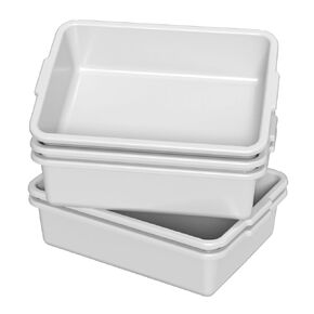 13 L Light Gray Bus Tubs, Commercial Bus Tub Tote Dishwashing Basin, 4 Packs in Saudi Arabia