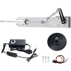 Reciprocating Cycle Linear Actuator DC 24V 160rpm Stroke 1.18"-6" with Suction Cup and Speed Controller,Adjustable Telescopic Motor DIY Motor (24V150MM160RPM) in Kuwait
