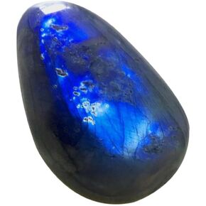 Genuine Moonstone Crystals Natural Decor Stones Blue Moonstone Play Thumb Worry Stone Fidget Toys for Adults in Kuwait