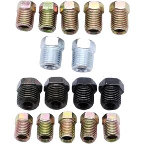 16 قطعة من صواميل الأنبوب المقلوب 2x 7/16"-2x"-24 2x 9/16"-18 صواميل مناسبة in Kuwait