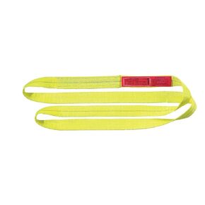 Lift-All Web Sling,Type 5,Polyester,1inW,2 ft.L, Yellow in Kuwait