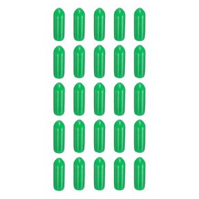 HARFINGTON 100pcs Round Rubber End Caps 2mm ID Bolt Covers Caps Vinyl Rubber Flexible Screw Thread Protectors for Metal Tube Rod Bolts, White in Kuwait