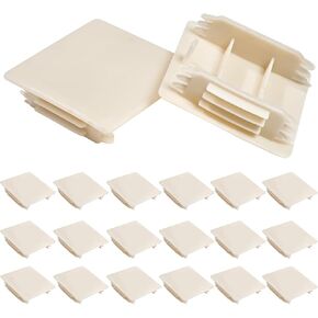 20PCS 1-5/8" X 1-5/8" Strut Channel End Caps,Black Plastic Square Metal Channel Protective Cover for Unistrut Channel,Safety Low Profiles End Caps (Black) in Kuwait