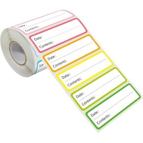 500 Freezer Refrigerator Food Labels Reminder Water Oil Resistant in Roll with Perforation Line,Removable Adhesive in Kuwait