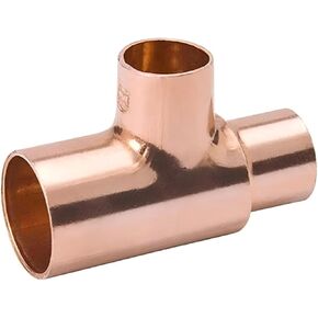 W64043 Streamline Wrot Copper Tube Pipe Reducing Tee, 3/4" x 1/2" x 1/2 in Saudi Arabia