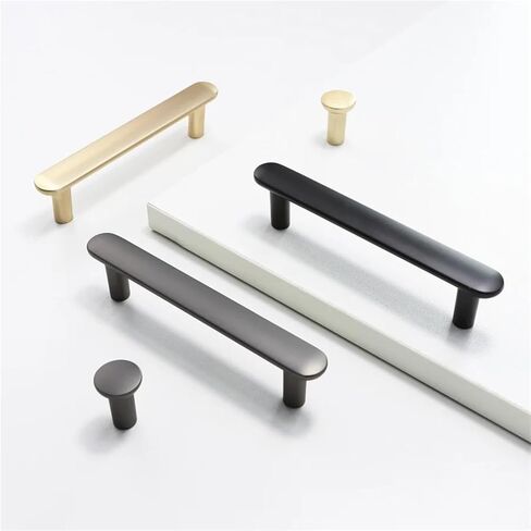 Cupboard Dressers Cabinet Door Handles Closet Drawer Kitchen Furniture Hardware 1Pcs(Rose gold-C128mm) in Kuwait