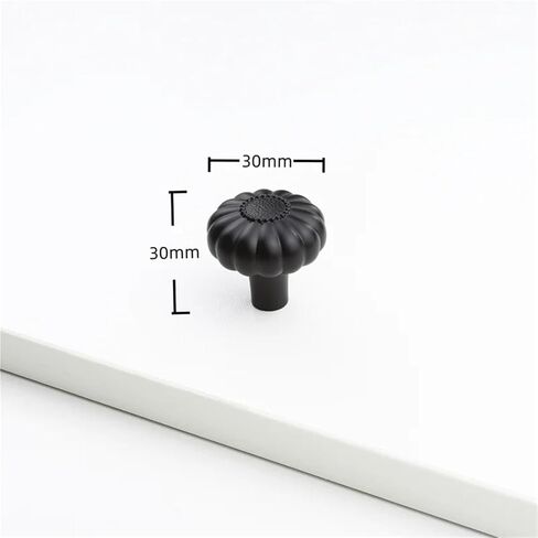 الصلبة كابينة سبائك الزنك مقابض لقطع الأثاث درج باب المطبخ الأجهزة 1 قطعة (RZ020-أسود) in Kuwait