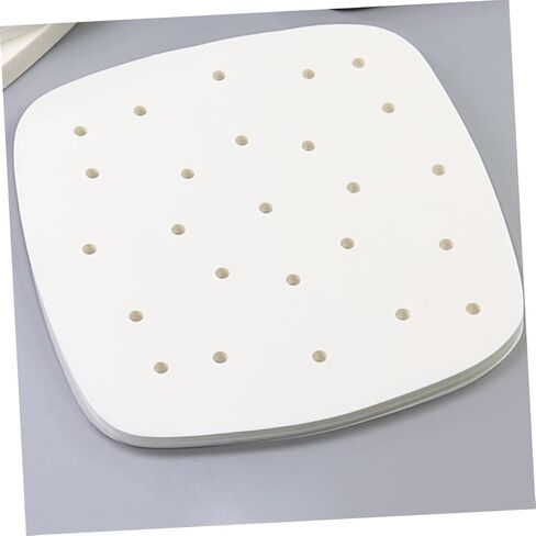 Sosoport Air Fryer Paper Sheets 100-Count Non-Stick Baking Pads Food-Grade Parchment Paper for Air Frying Cooking and Baking for Fryers and Ovens in Saudi Arabia