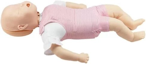 Cardio Pulmonary Resuscitation Infant Infarction Model Manikins CPR Baby Infant Training Manikin Airway Obstruction PVC First Aid Training, 60Cm in Saudi Arabia