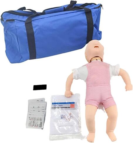 Cardio Pulmonary Resuscitation Infant Infarction Model Manikins CPR Baby Infant Training Manikin Airway Obstruction PVC First Aid Training, 60Cm in Saudi Arabia