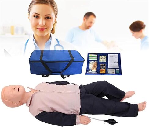 Artificial Respiration Training Model, Skeleton Model Children CPR First Aid Training Manikin,Cardiopulmonary Resuscitation Simulator First Aid Training in Saudi Arabia