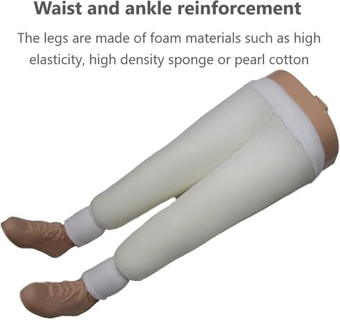 5.4ft Adult CPR Training Manikin, First Aid Training Model Cardiopulmonary Resuscitation Simulator, for Patient Education and Teaching, Medium Skin Tone in Saudi Arabia