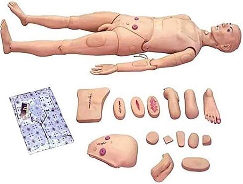قزم رعاية المرضى للرجال والنساء، محاكي CPR للتدريب على التمريض الطبي قابل للتبديل in Saudi Arabia