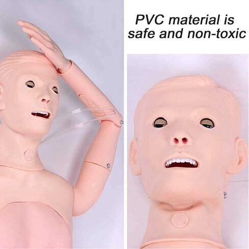 قزم رعاية المرضى للرجال والنساء، محاكي CPR للتدريب على التمريض الطبي قابل للتبديل in Saudi Arabia