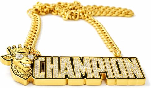 قلادة ميدالية Champion Chains الحائزة على جائزة سلسلة MVP الحائزة على جائزة الكأس لفريق فانتاسي لكرة القدم وكرة السلة وكرة السلة والكرة اللينة in Kuwait