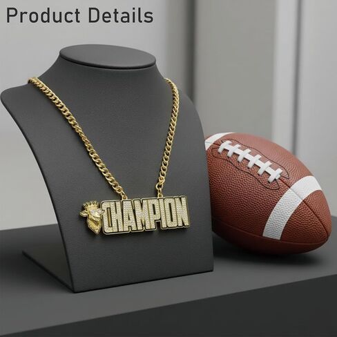 قلادة ميدالية Champion Chains الحائزة على جائزة سلسلة MVP الحائزة على جائزة الكأس لفريق فانتاسي لكرة القدم وكرة السلة وكرة السلة والكرة اللينة in Kuwait