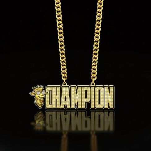 قلادة ميدالية Champion Chains الحائزة على جائزة سلسلة MVP الحائزة على جائزة الكأس لفريق فانتاسي لكرة القدم وكرة السلة وكرة السلة والكرة اللينة in Kuwait