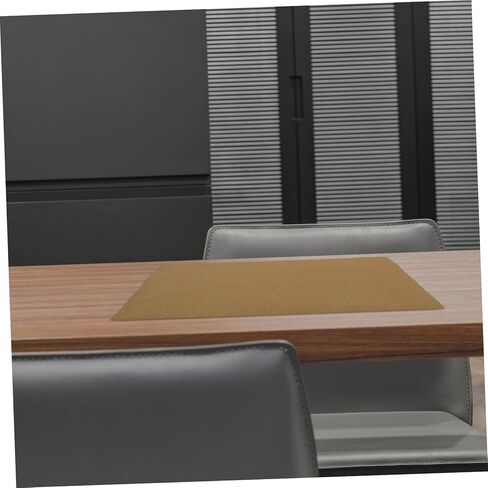 Veemoon 1Pc Rollable Cork Backing Board Flexible Desktop Protector Khaki High Density Material for Protecting Surfaces and Scratched Items for Home and Office in Kuwait