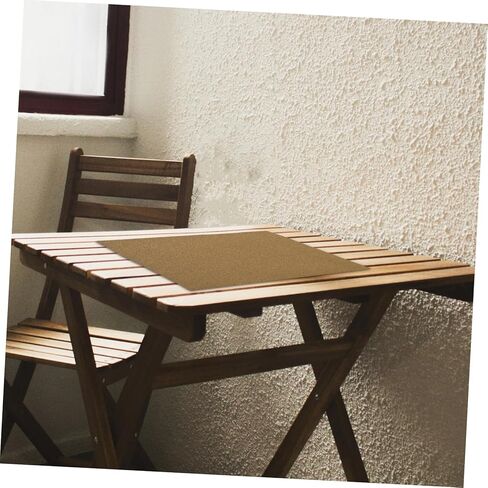 Veemoon 1Pc Rollable Cork Backing Board Flexible Desktop Protector Khaki High Density Material for Protecting Surfaces and Scratched Items for Home and Office in Kuwait