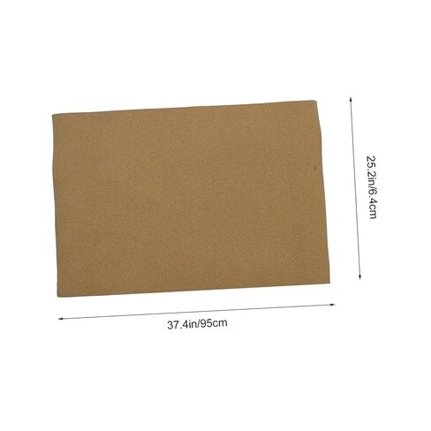 Uonlytech 1Pc Cork Backing Board Creative Khaki Cork Underlay for Home Office Protective Surface Easily Cut for Custom Use for Desktop Wall Decor in Kuwait