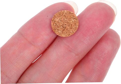 DOITOOL 500pcs Cork Anti-Slip Pad Small Cork Board Self Adhesive Cork Rounds Adhesive Cork Pads Cork Insulation Pad Mini Cork Tiles for Projects DIY Cork Crafts Grip Pads Light Brown Wood in Kuwait