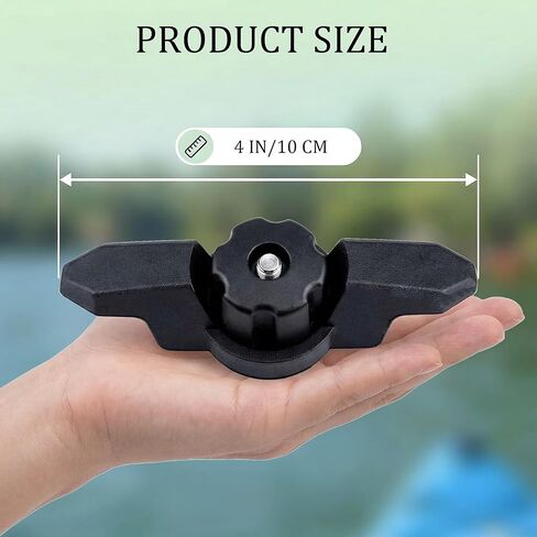 Kayak Anchor Cleat,Low Profile Track Mount Cleat Compatible with Kayak Track Light/Medium Duty Polymer & Low Profile Mounts – Perfect for Kayak Fishing, Boating in Kuwait