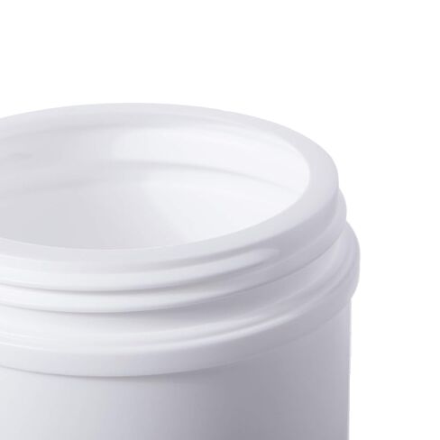 Consolidated Plastics 41836 Canister with Lid, HDPE, 12 Piece, 32 oz., White in Saudi Arabia