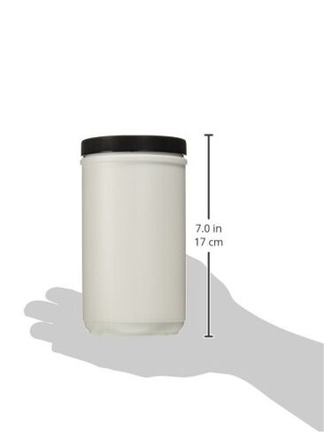 Consolidated Plastics 41836 Canister with Lid, HDPE, 12 Piece, 32 oz., White in Saudi Arabia