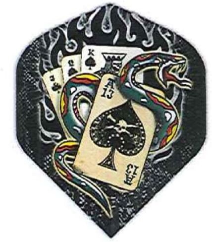 5 Sets (15 Flights) Alchemy Standard Size Dart Flights - Mixed Designs in Saudi Arabia
