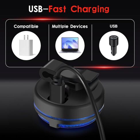 USB Rechargeable Bike Tail Light 2 Pack,Cycling Safety Flashing Light Accessories, Featuring 5 Lighting Modes, Suitable for Bicycles, Tricycles, Baby Carriages, Scooters in Kuwait