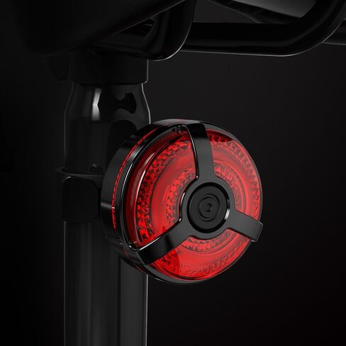 USB Rechargeable Bike Tail Light 2 Pack,Cycling Safety Flashing Light Accessories, Featuring 5 Lighting Modes, Suitable for Bicycles, Tricycles, Baby Carriages, Scooters in Saudi Arabia