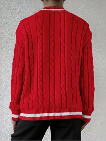 1 pcs Girls Teenager Sweater, Casual Fashion Knitwear for Teen Girls, Warm Winter Fall Pullover, Soft Comfortable Tops in Saudi Arabia