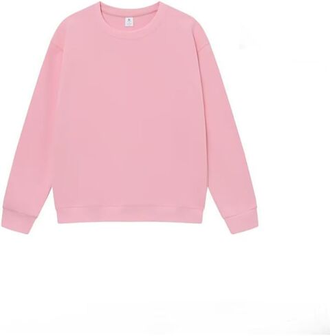 Chinese New Year Boys' and Girls' Fleece-Lined Thermal Round-Neck Long-Sleeve Top (US, Alpha, 3X-Large, Regular, pink) in Saudi Arabia