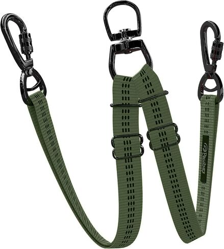 Double Dog Leash – Adjustable Length Long Leash for Dog Training – Dual Reflective Dog Leash with Non-Tangle Design (Pink) in Kuwait