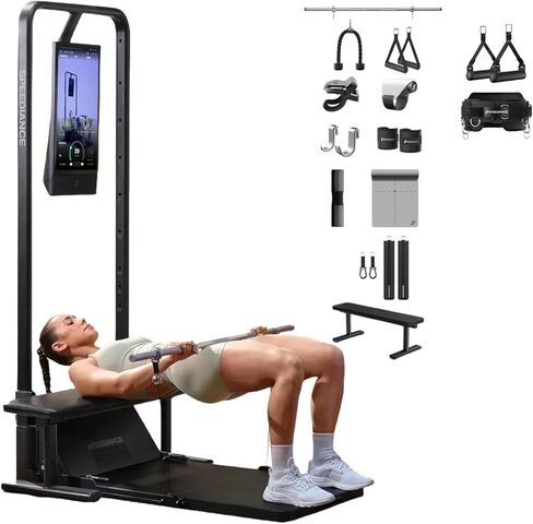 مجموعة Speediance Gym Monster 2، Works & PowerGrip الذكية وحزمة حزام رفع الأثقال in Kuwait